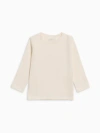 Kendi Rory Ribbed Long Sleeve Top In White