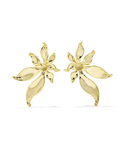 Kendra Scott 14k Gold Over Brass Scott Flower Stud Earrings