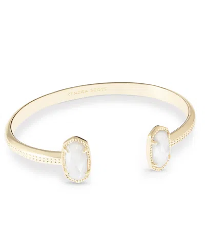 Kendra Scott 14k Gold-plated Crystal Link Cuff Bracelet