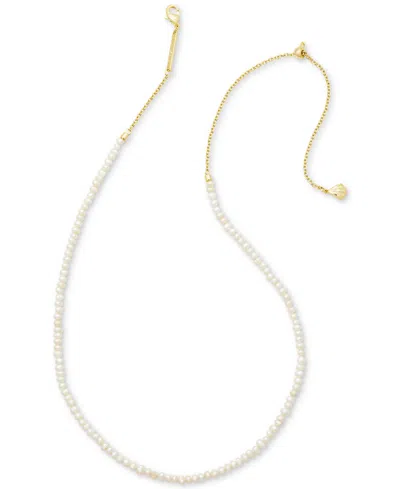 Kendra Scott 14k Gold-plated Cultured Freshwater Pearl 19" Strand Necklace