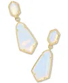Kendra Scott 14k Gold-plated Hallie Convertible Drop Earrings In Gold Opalite Illusion