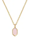 Kendra Scott 14k Gold-plated Hallie Short 18" Pendant Necklace In Gold