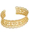 Kendra Scott 14k Gold-plated Lace Cuff Bracelet In Gold