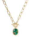 Kendra Scott Daphne Toggle Necklace In Gold
