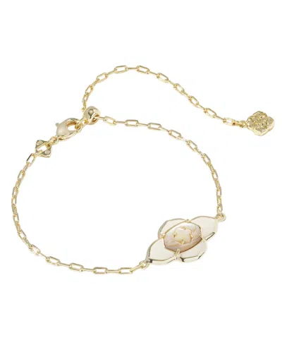 Kendra Scott 14k Gold-plated Abbie Medallion Delicate Chain Bracelet