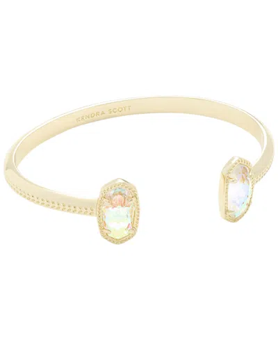 Kendra Scott 14k Gold-plated Crystal Link Cuff Bracelet