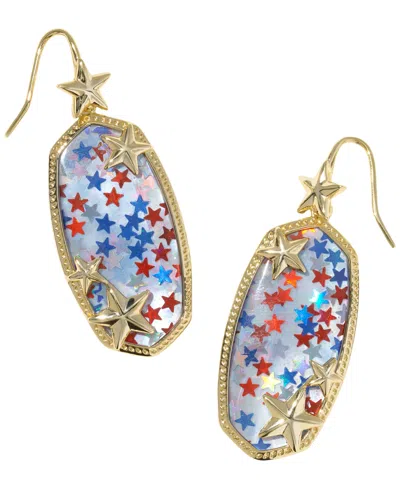 Kendra Scott 14k Gold-plated Elle Multi-star Drop Earrings In Neutral