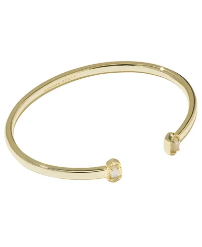 Kendra Scott 14k Gold-plated Mini Elton Cuff Bracelet In Pattern