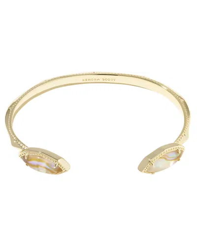 Kendra Scott 14k Gold-plated Ophelia Cuff Bracelet In Pattern