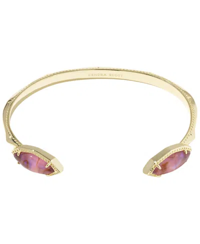 Kendra Scott 14k Gold-plated Ophelia Cuff Bracelet In Pattern