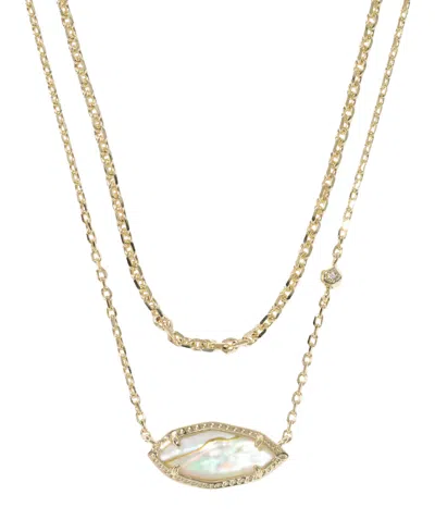 Kendra Scott 14k Gold-plated Ophelia Multi-strand Short Pendant Necklace
