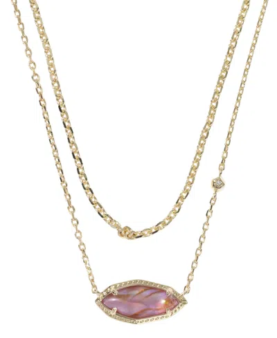 Kendra Scott 14k Gold-plated Ophelia Multi-strand Short Pendant Necklace