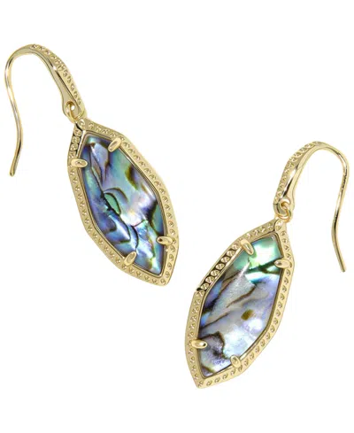 Kendra Scott 14k Gold-plated Ophelia Small Drop Earrings In Neutral