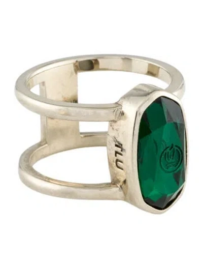 Pre-owned Kendra Scott 18k Synthetic Spinel Elyse School Ring In Multi