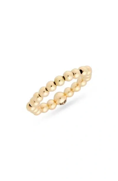Kendra Scott 3mm Beaded Stretch Ring In Gold