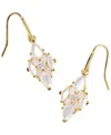 Kendra Scott Abbie Stone Cluster Statement Earrings In Gold