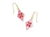 Kendra Scott Abbie Stone Cluster Statement Earrings In Green