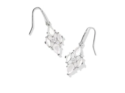 Kendra Scott Abbie Crystal Drop In Burgundy