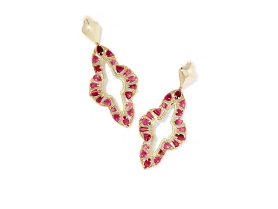 Kendra Scott Abbie Crystal Statement In Gold