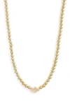 Kendra Scott Abbie Mother-of-pearl Pendant Bead Necklace In Gold Natural Mother Of Pearl