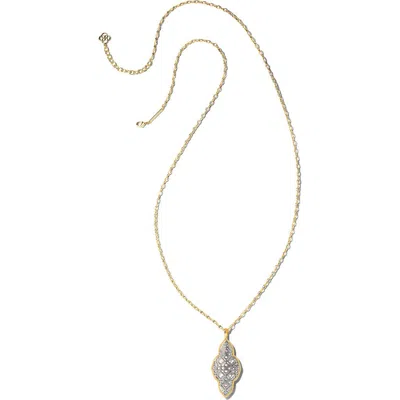 Kendra Scott Abbie Pendant Necklace In Gold