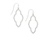 Kendra Scott Abbie Small Open Frame In Silver
