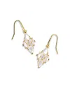 Kendra Scott Abbie Stone Cluster Statement Earrings In Gold