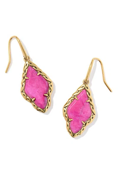 Kendra Scott Adeline Drop Earrings In Pink