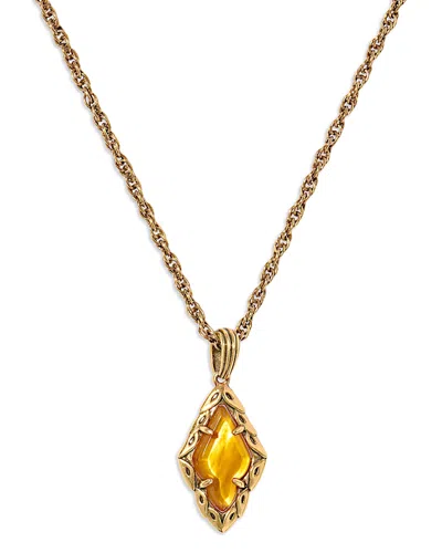 Kendra Scott Adeline Short Pendant Necklace, 16-19 In Gold