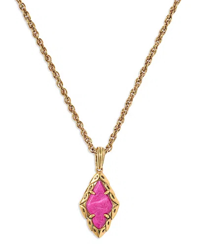 Kendra Scott Adeline Short Pendant Necklace, 16-19 In Multi