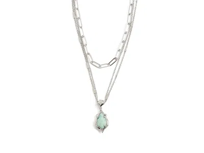 Kendra Scott Adriana Scallop Frame Strand In Metallic