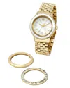 Kendra Scott Alex 35mm 14k Plated 0.00 Ct. Tw. Diamond & Pearl Watch Gift Set