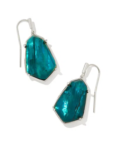 Kendra Scott Alexandria Mother Of Pearl Drop Earring In Green