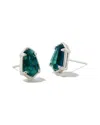 Kendra Scott Alexandria Mother Of Pearl Stud Earring In Green