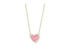 Kendra Scott Ari Heart Short Pendant In Pattern