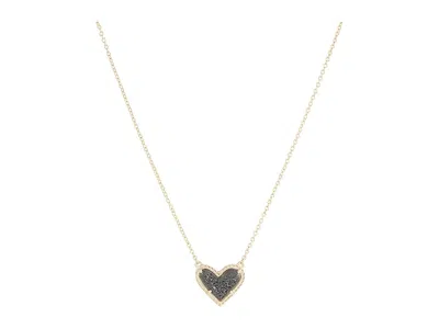 Kendra Scott Ari Heart Short Pendant In Gold