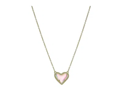 Kendra Scott Ari Heart Short Pendant In Multi