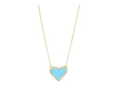 Kendra Scott Ari Heart Short Pendant In Multi