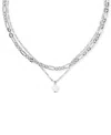 Kendra Scott Ashton Multi Strand Necklace, 16" + 3" Extender In Metallic