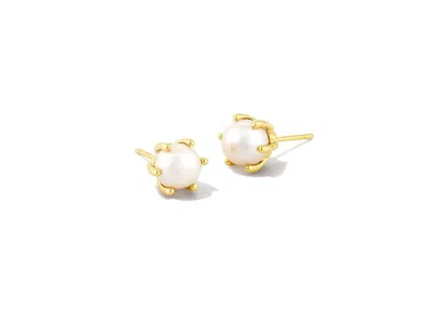 Kendra Scott Ashton Pearl Stud In Multi