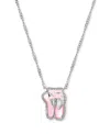 Kendra Scott Ballet Short Pendant Necklace, 16" + 3" In Pink