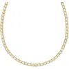 Kendra Scott Cubic Zirconia 14k Gold Plated Over Brass Bella Tennis Necklace