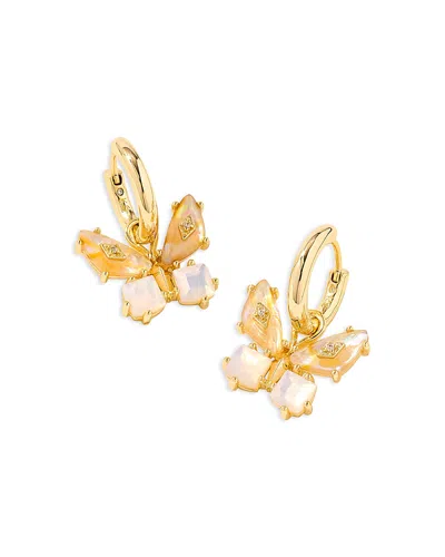 KENDRA SCOTT BIANCA BUTTERFLY HUGGIE EARRINGS