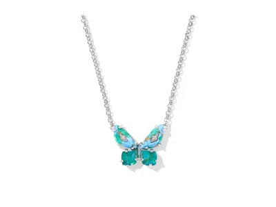 Kendra Scott Bianca Butterfly Short Pendant In Gray