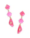 Kendra Scott Mixed Stone Linear Drop Earrings