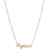 Kendra Scott Lil Sis Freshwater Pearl Pendant Necklace In Gold
