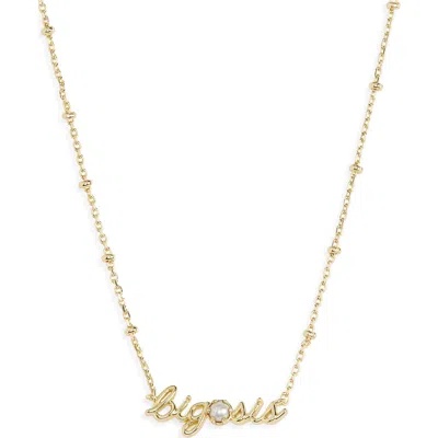 Kendra Scott Big Sis Freshwater Pearl Pendant Necklace