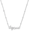 Kendra Scott Big Sis Short Pendant Necklace, 19" In White