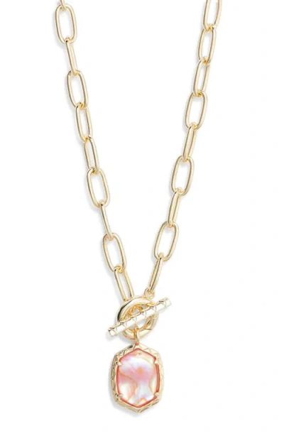 Kendra Scott Boxed Daphne Pendant Chain Necklace In Gold