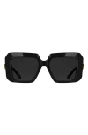 Kendra Scott Brooke 54mm Square Sunglasses In Black